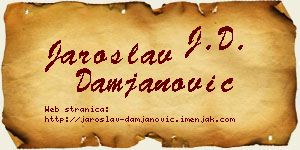 Jaroslav Damjanović vizit kartica